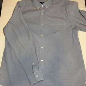 Vineyard Vines Men's Blue Gingham Button Down Shirt Size XL